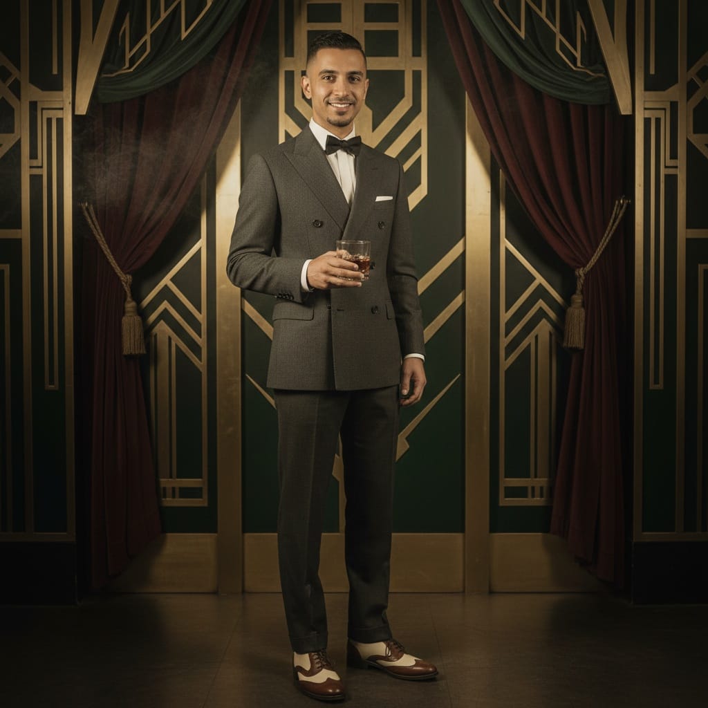 slim middle_eastern man jazz club full body 23542759