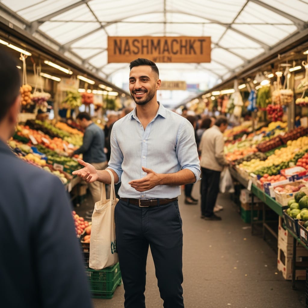 slim middle_eastern man naschmarkt outdoor market 22797529