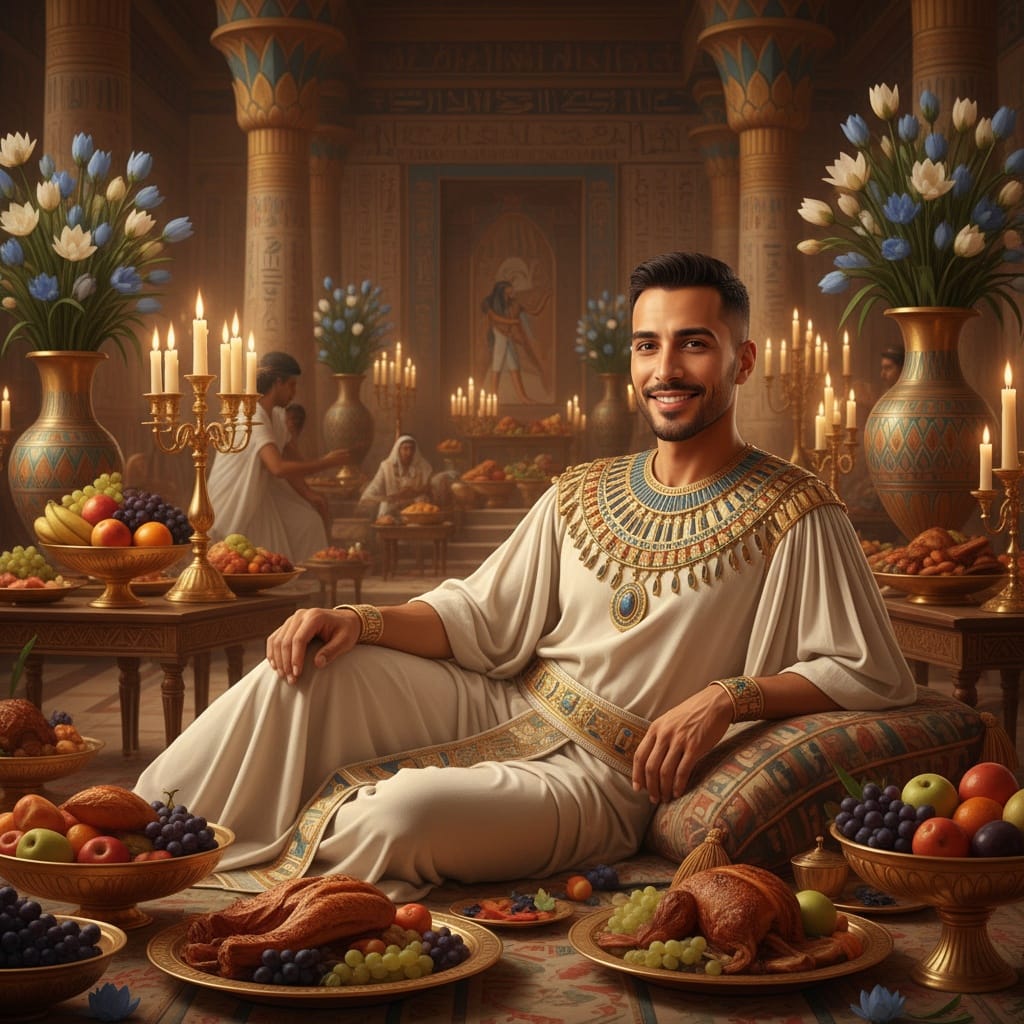 slim middle_eastern man noble banquet hall 43556987