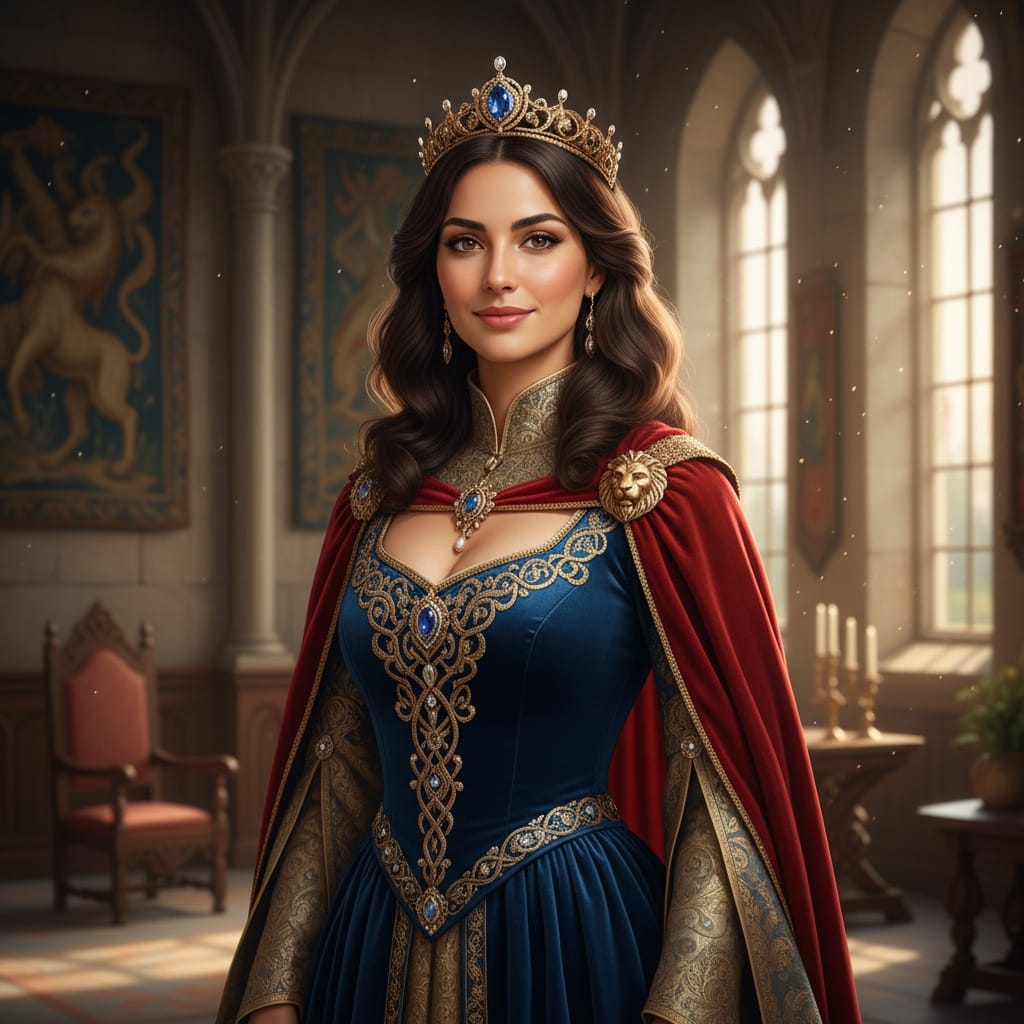 slim middle_eastern woman noble royal portrait 29071198