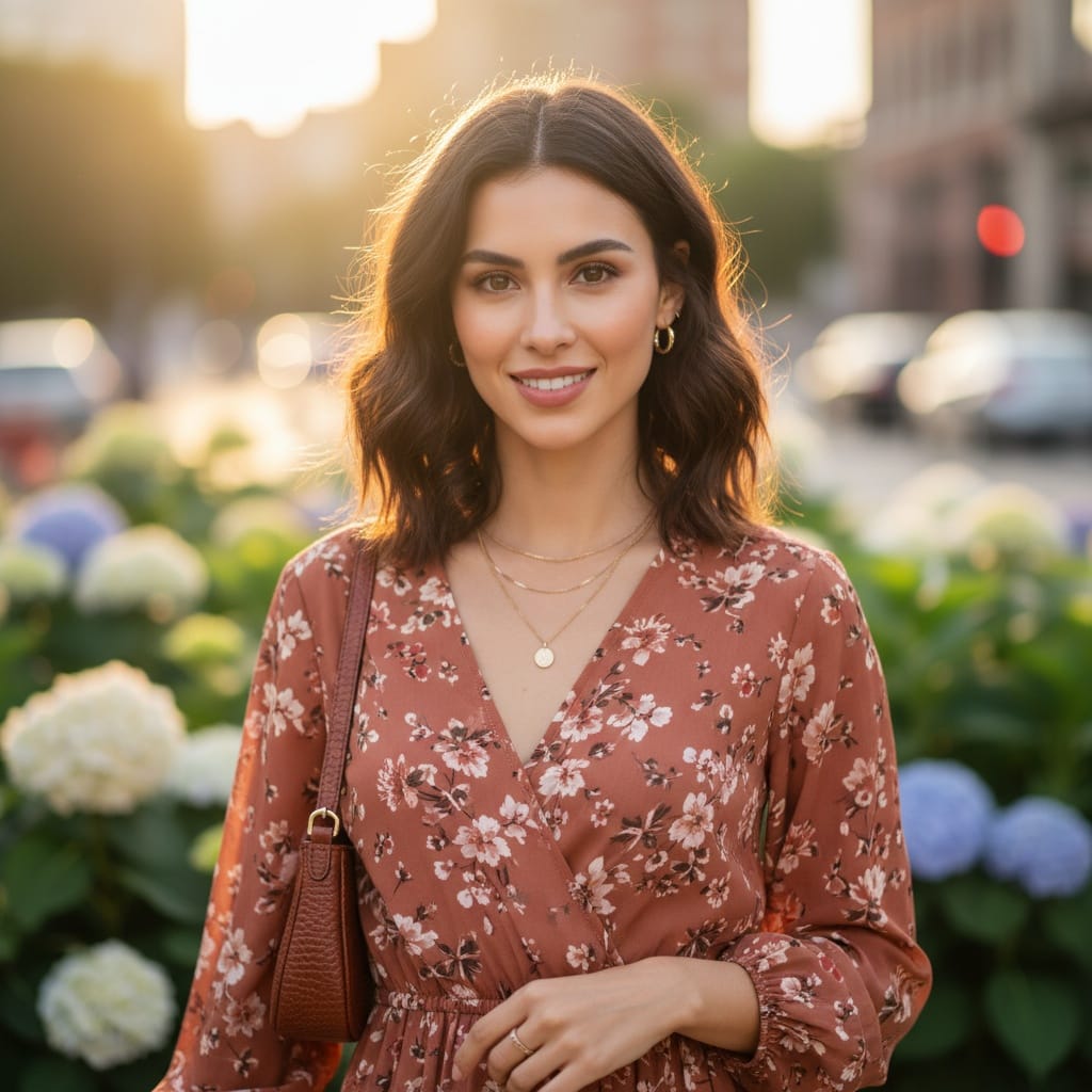 slim middle_eastern woman outdoor modern portrait 39953222