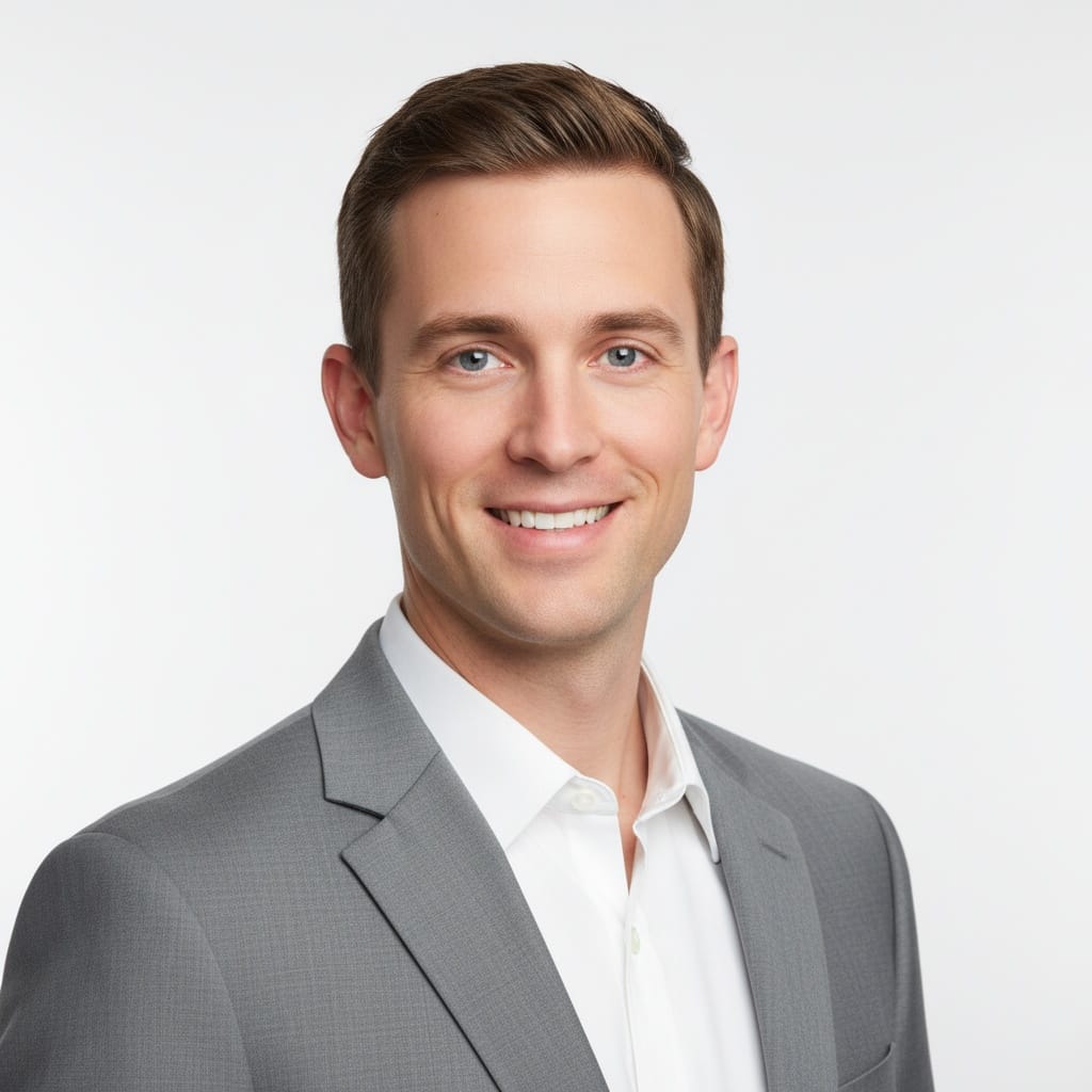 slim white man bright corporate approachable 95876660