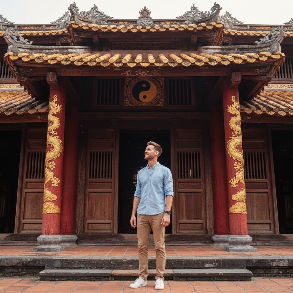slim white man hue imperial city 45629533