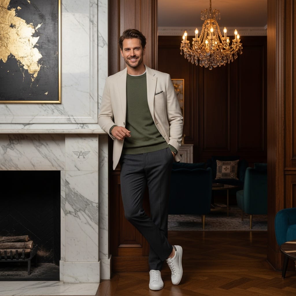 slim white man luxury interior lifestyle 23268977
