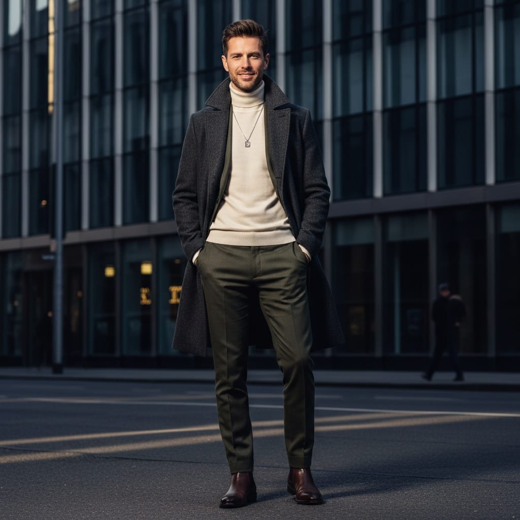 slim white man urban street editorial 87361292