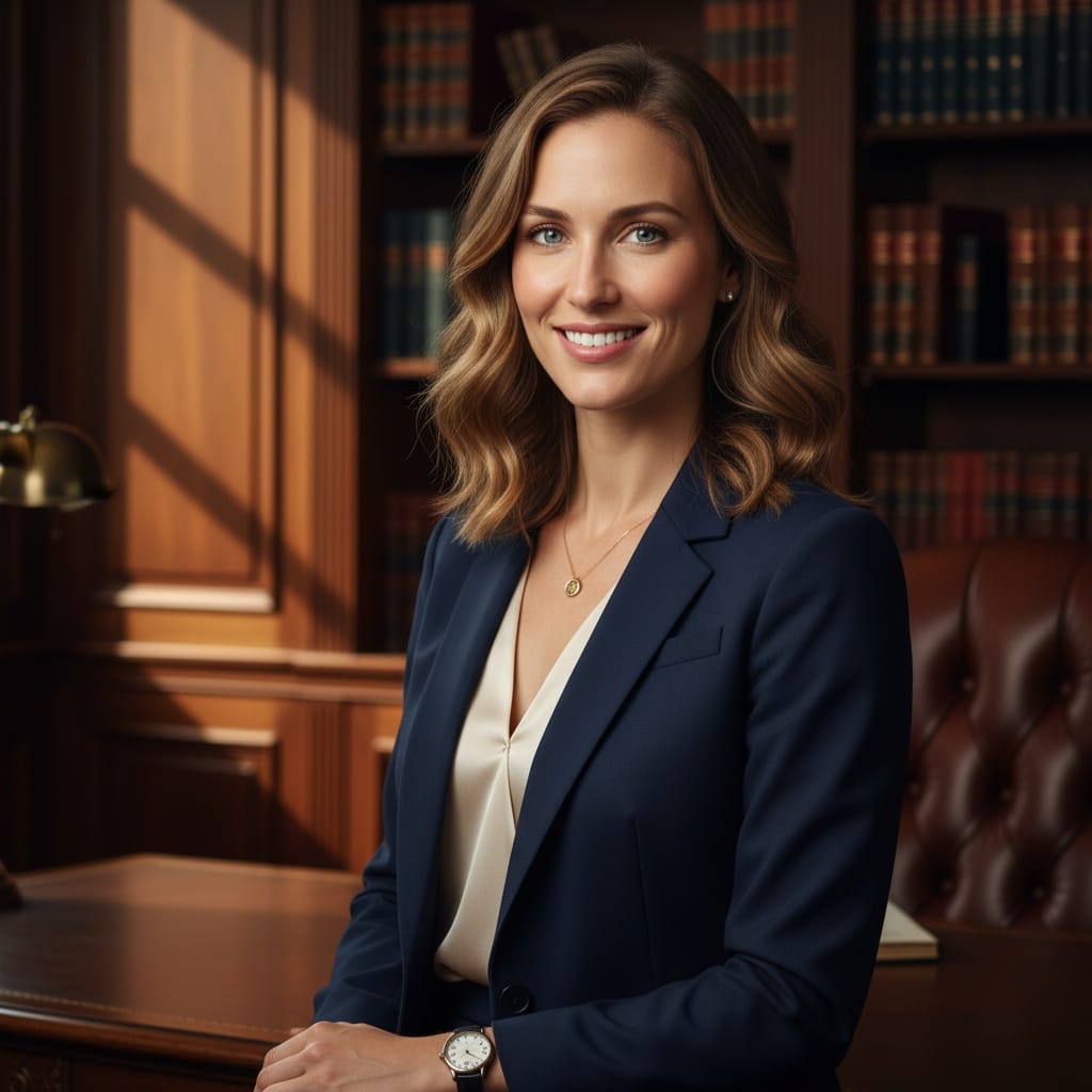 slim white woman mahogany office prestige 36088200