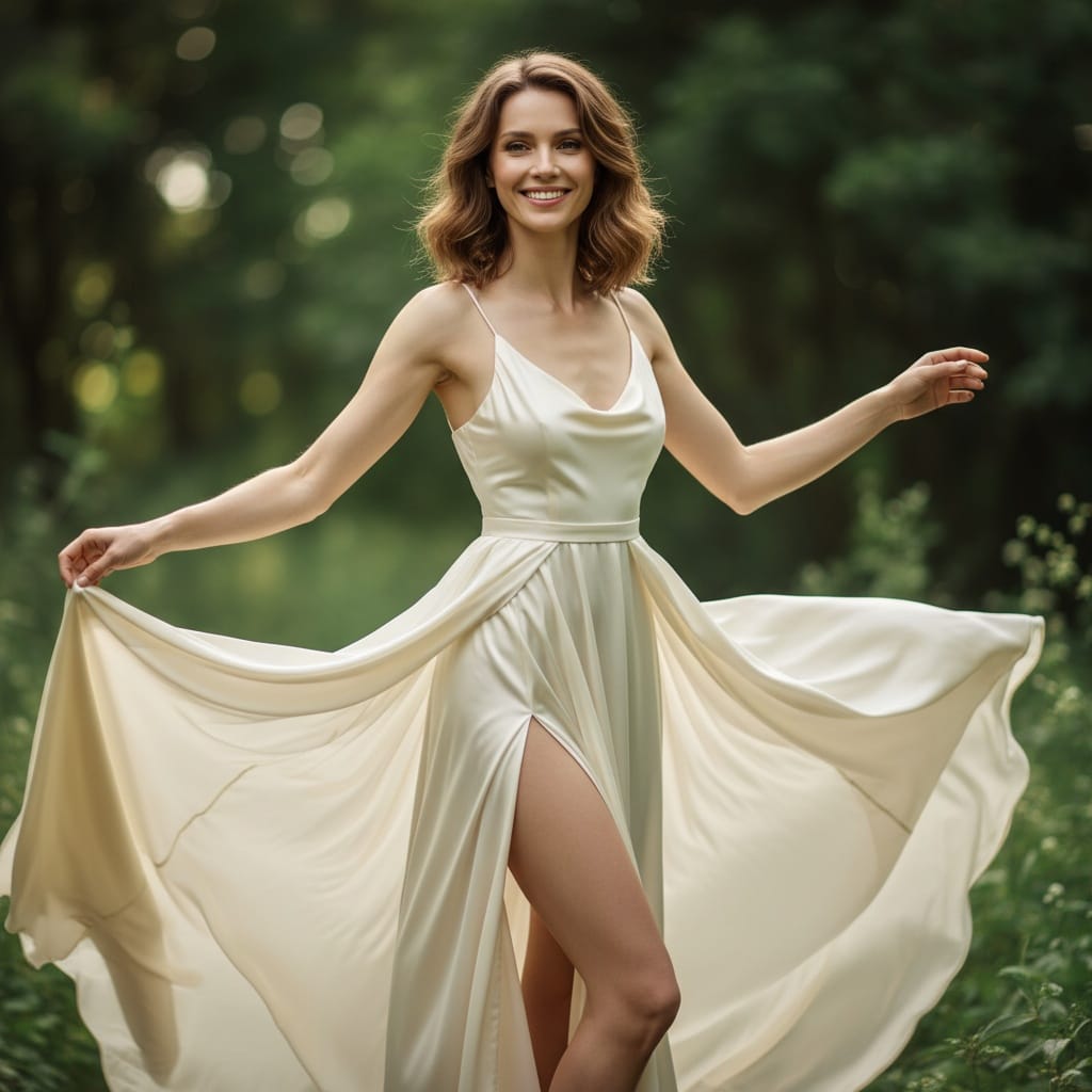 slim white woman outdoor natural light fashion 28056277