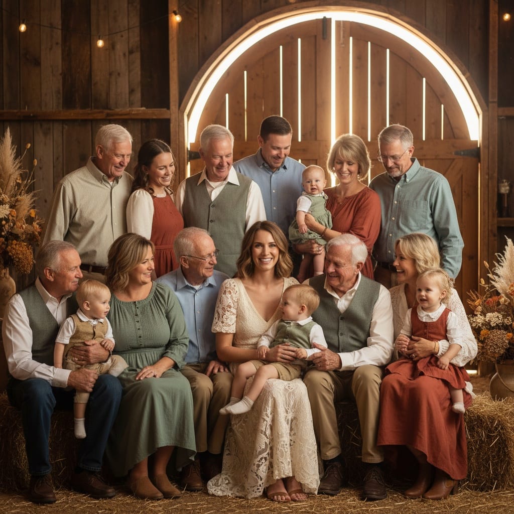 slim white woman rustic barn venue 70834709