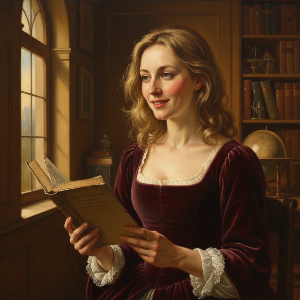 slim white woman window light with book 38016769