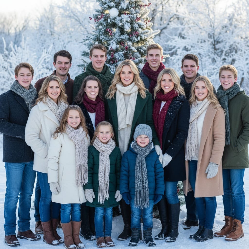 slim white woman winter holiday outdoor 47186578