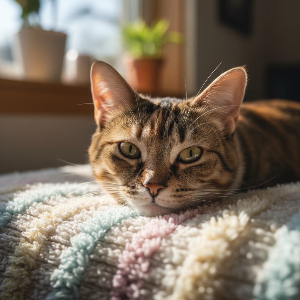 soft blanket cozy portrait 60586708