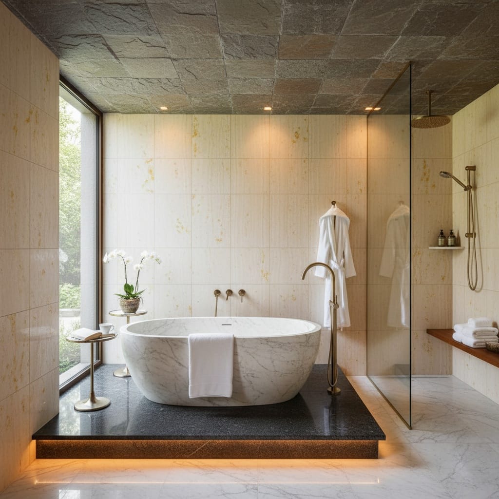 spa bathroom detail 44864435