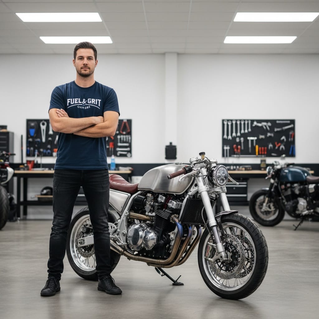 standing with finished bike 60052955