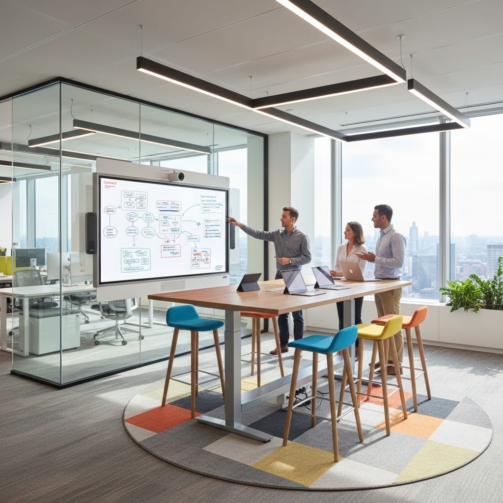 standing workspace setup 29126340