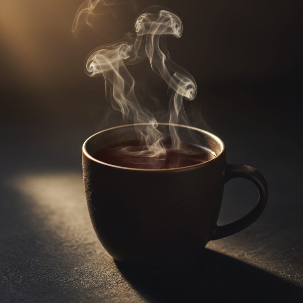steam rising close up 68889817