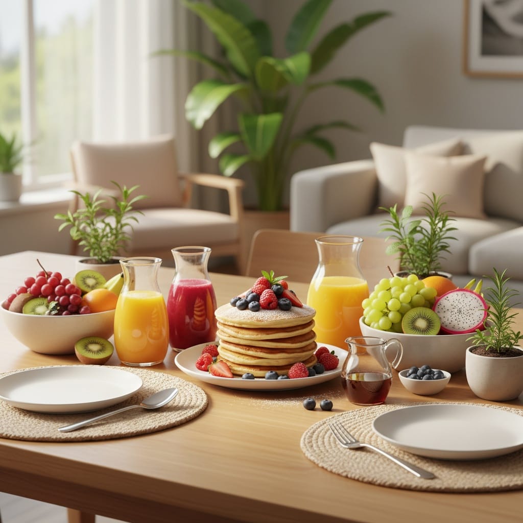 styled breakfast scene 53980965