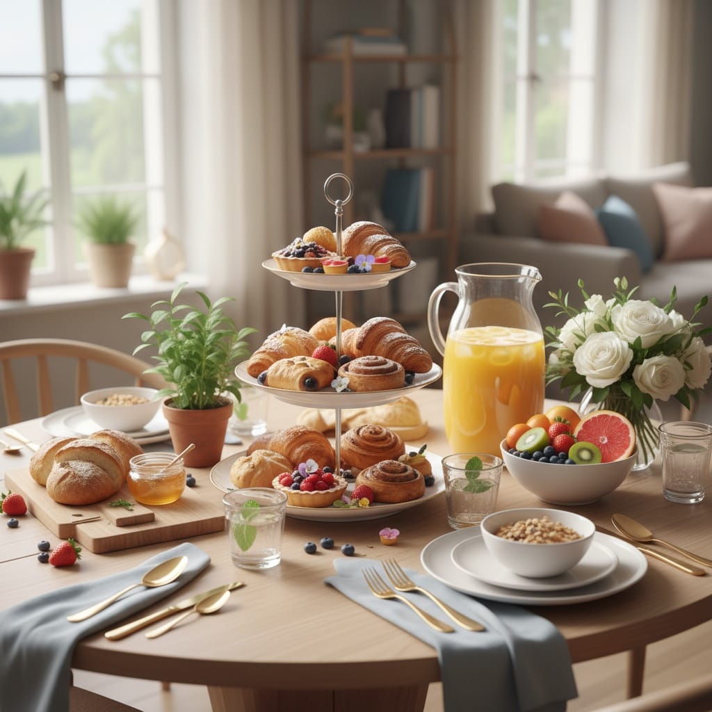 styled breakfast scene 96327299