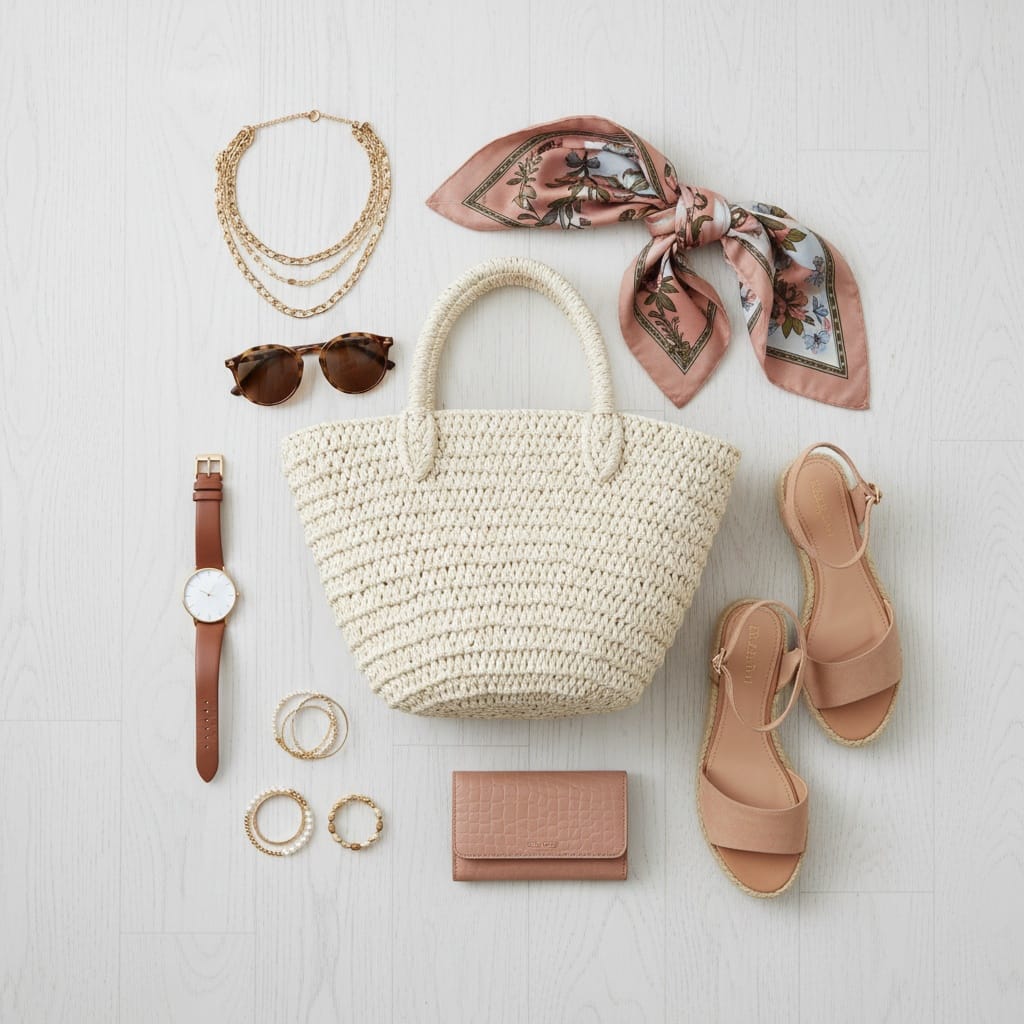 styled floor flatlay 30473369