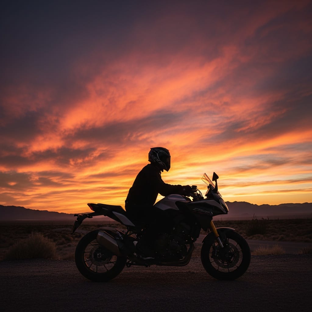 sunset silhouette dramatic 66554379