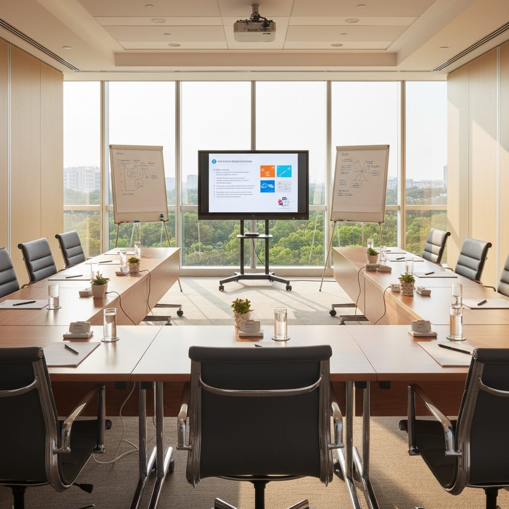 u shape meeting setup 76172648