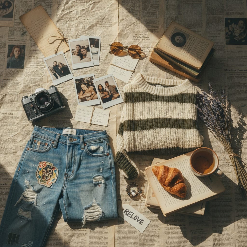 vintage newspaper styling 73303433