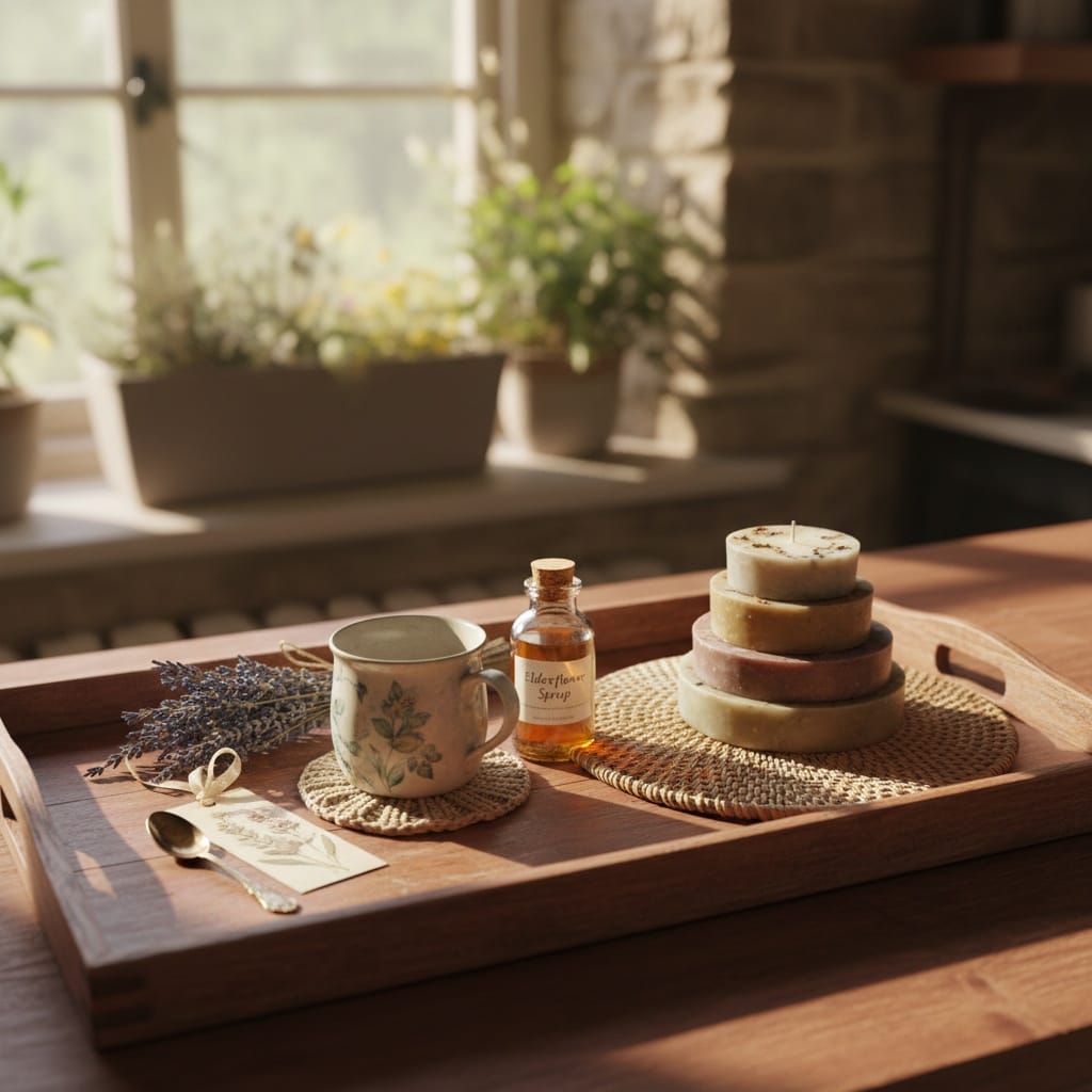 vintage tray display 75560339