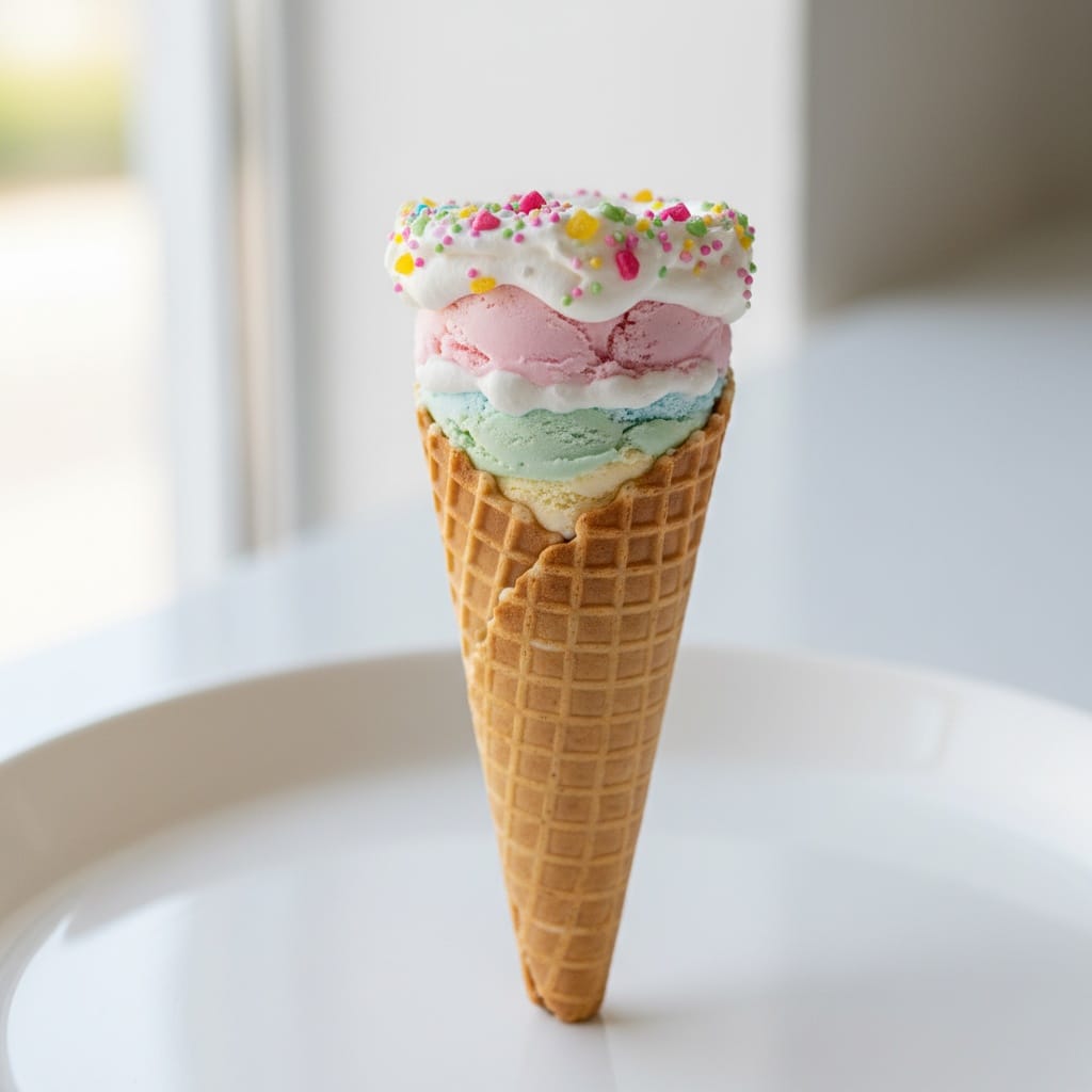 waffle cone standup 63961485