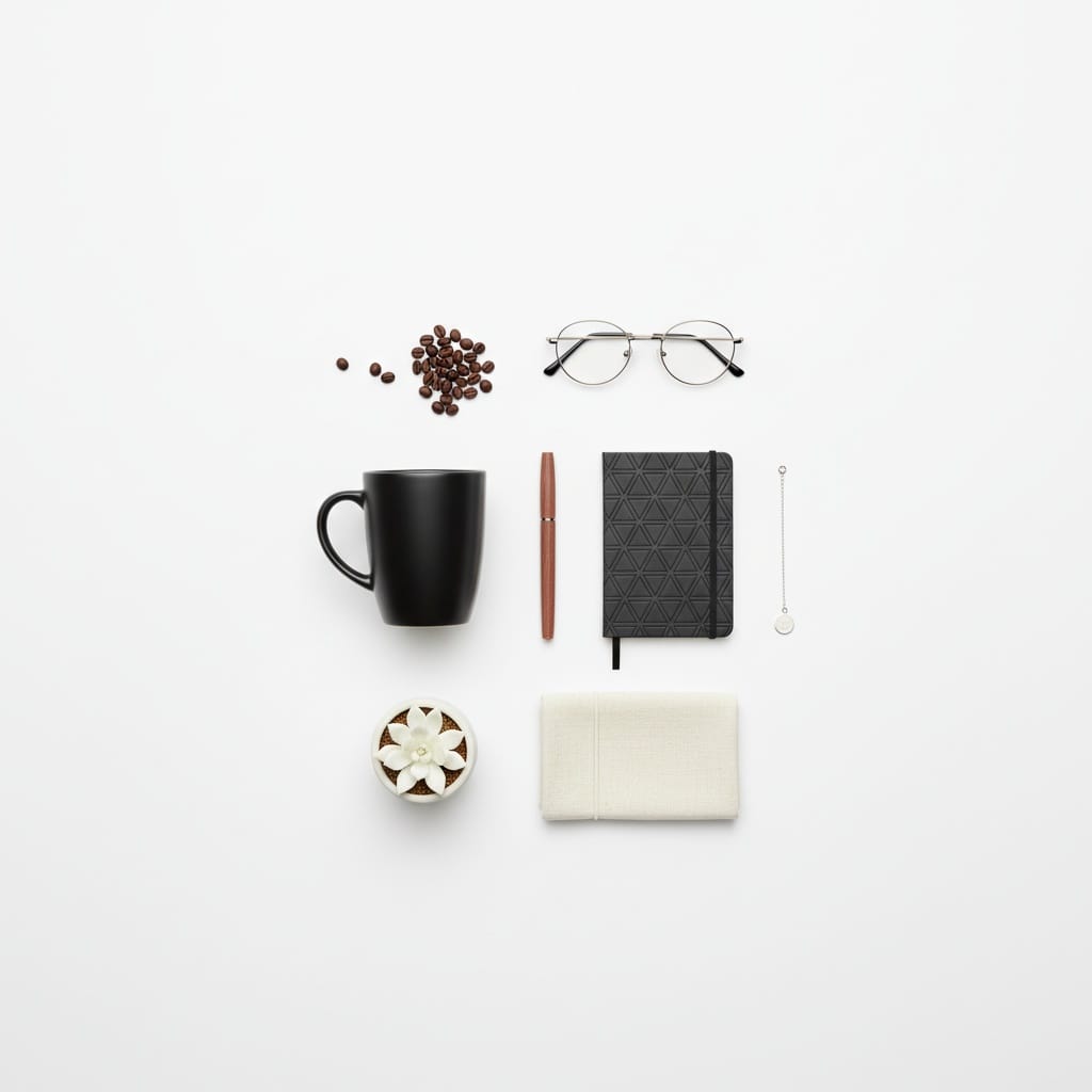 white minimalist overhead 51691969