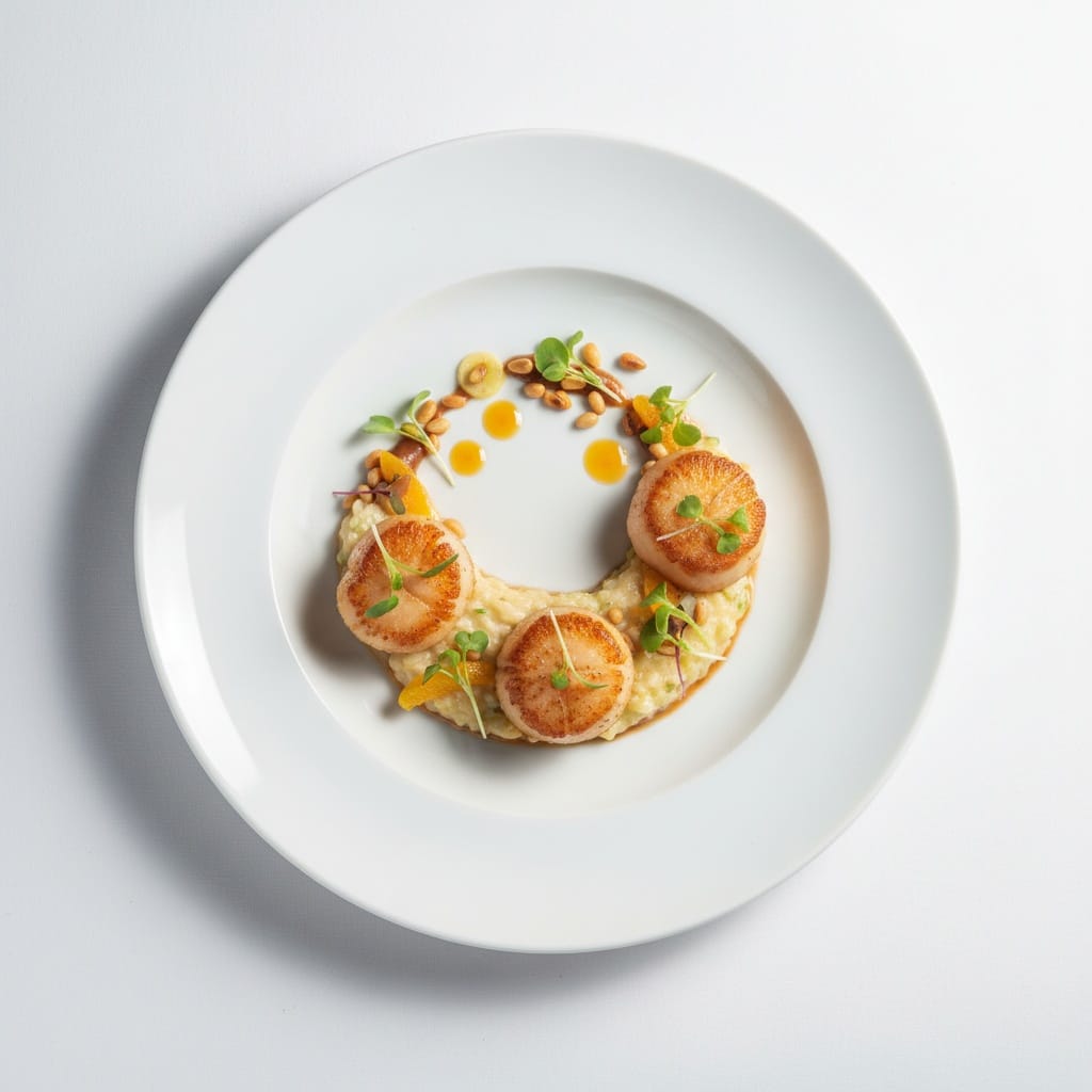 white plate minimal clean 77571248