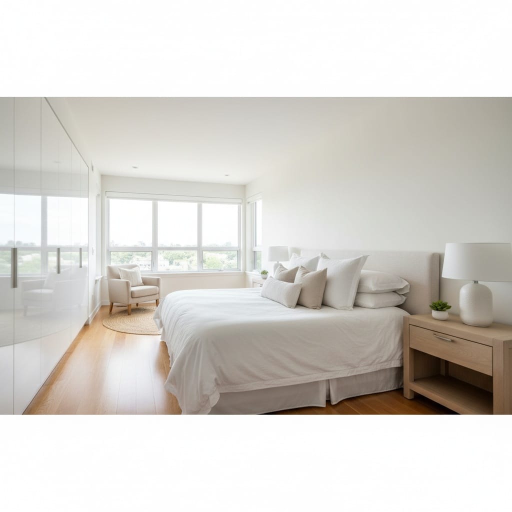 wide angle full bedroom 16627119