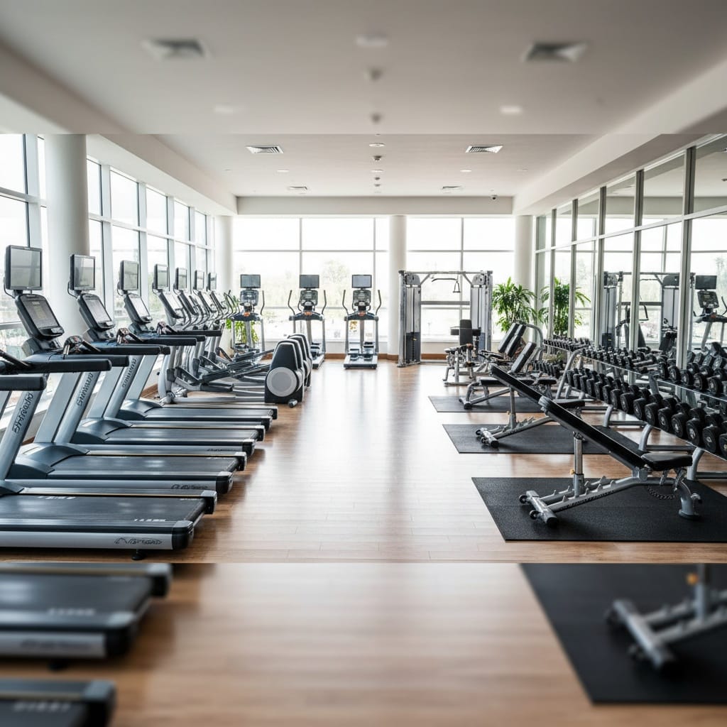 wide angle full gym view 92171096