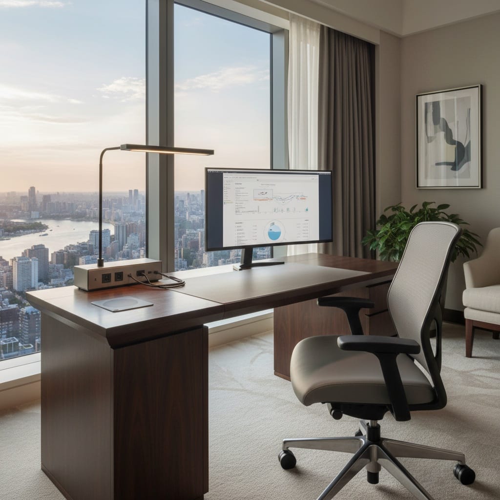 workspace business desk 48746587
