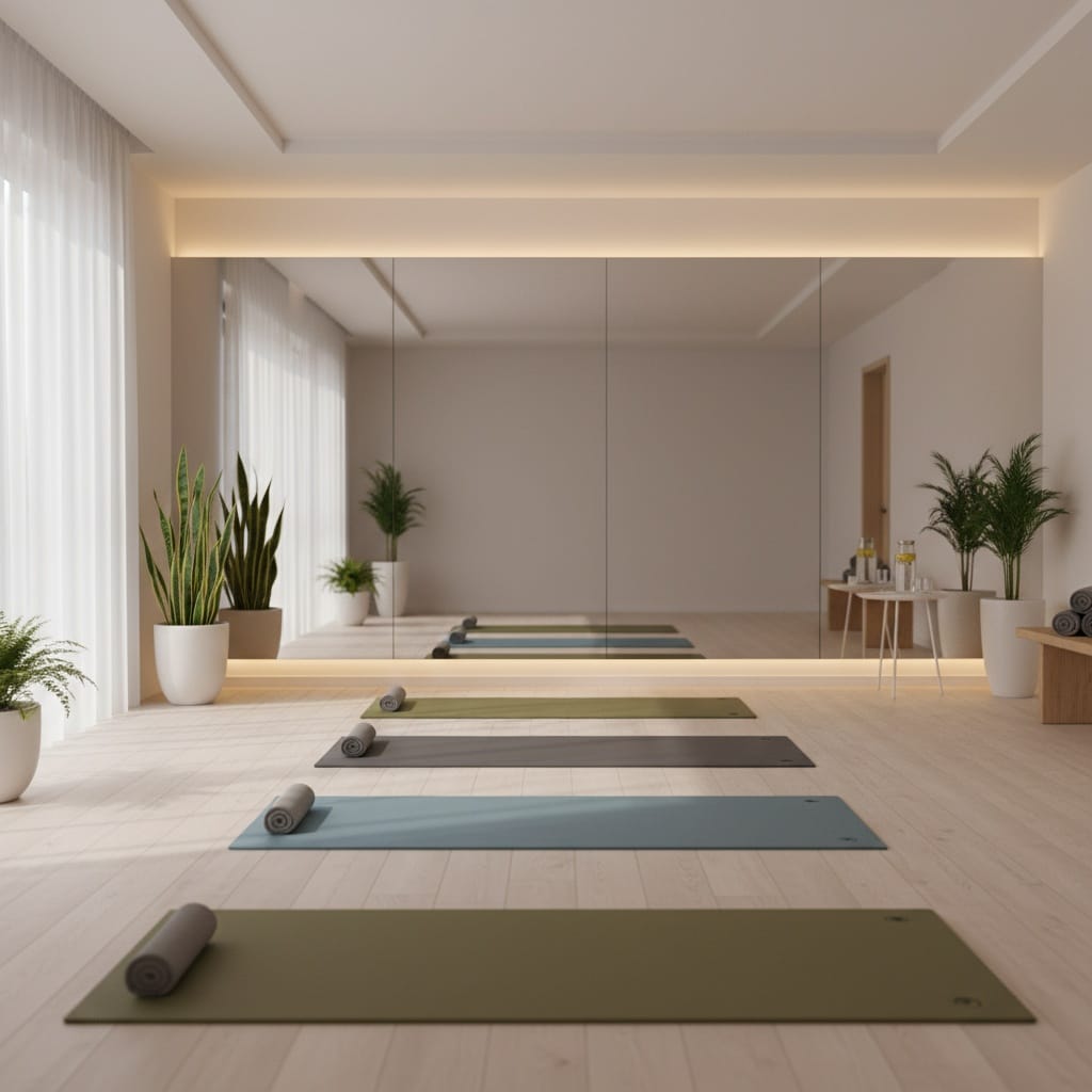 yoga workout area 65742237