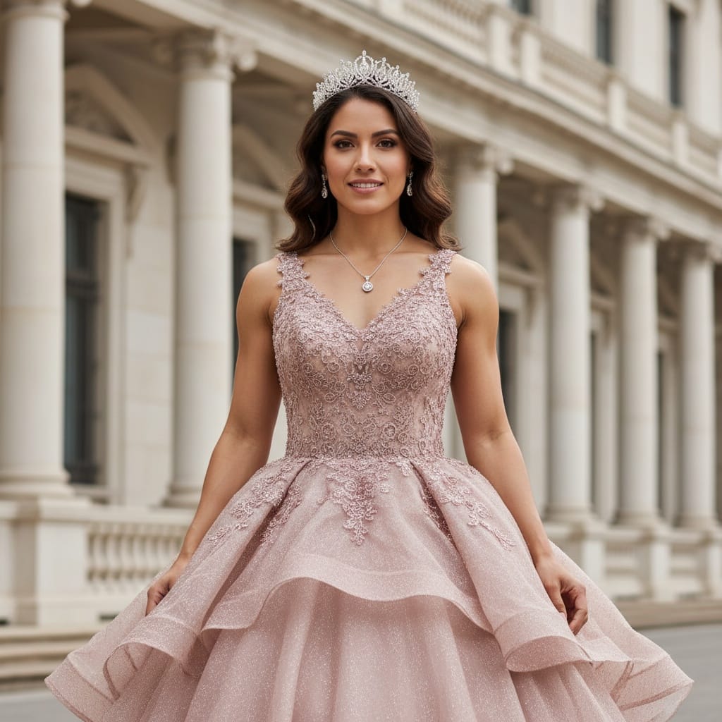 athletic latino woman outdoor architectural background 20964211