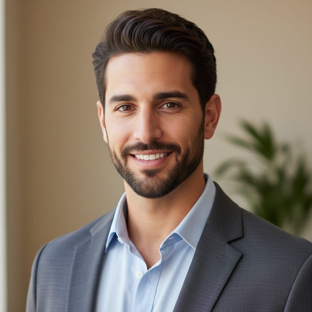 athletic middle_eastern man casual blazer approachable 80714032