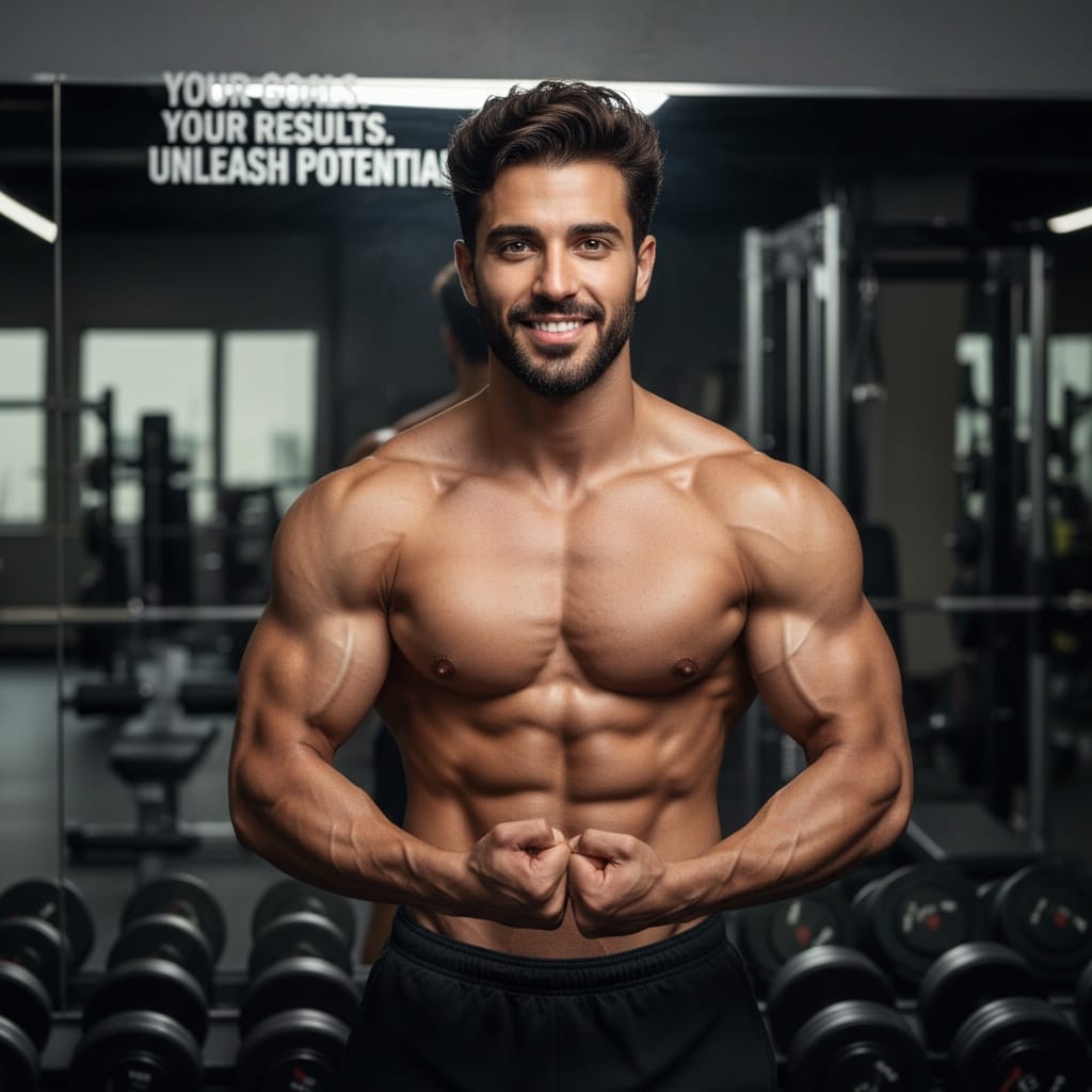 athletic middle_eastern man transformation mirror selfie 53791380