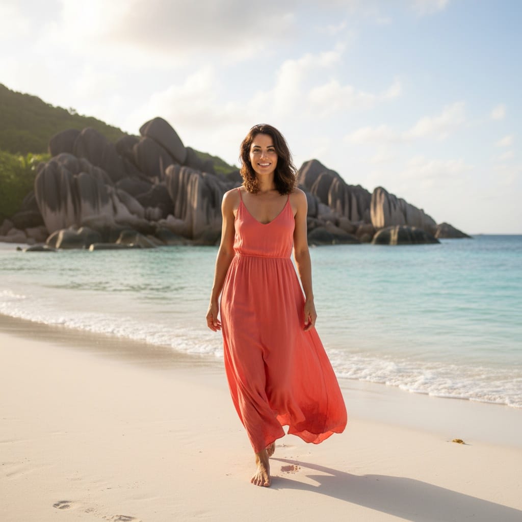 athletic middle_eastern woman anse source dargent granite boulders 25292160