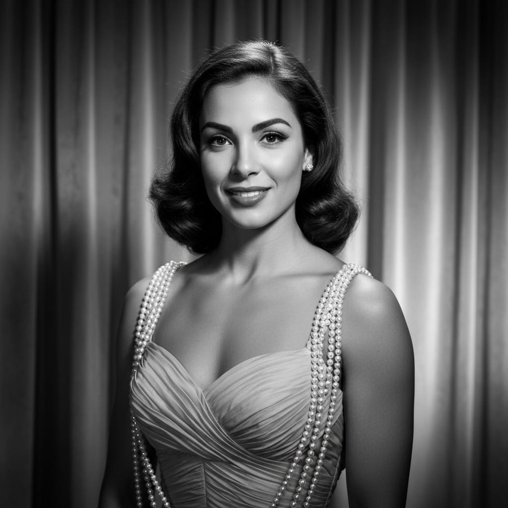 athletic middle_eastern woman golden age hollywood glamour 17485496