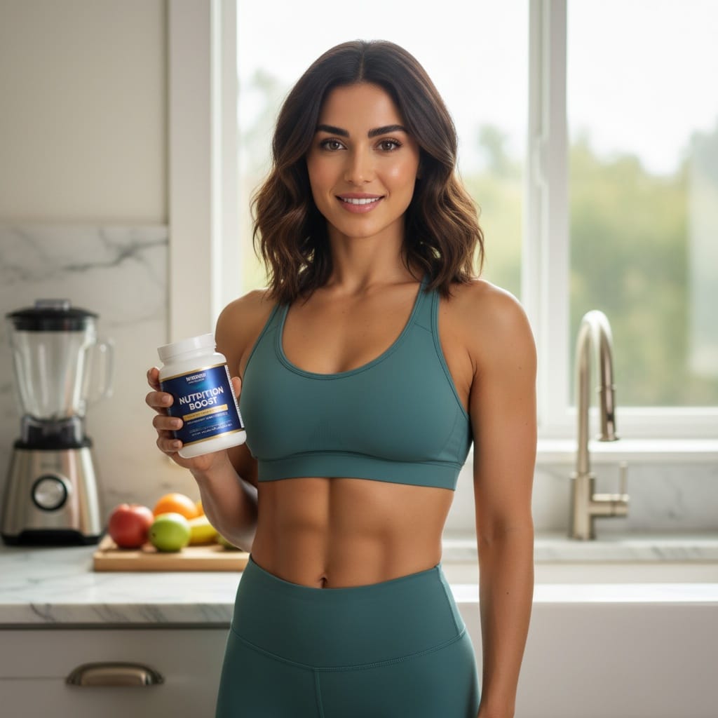 athletic middle_eastern woman supplement product lifestyle 84235161