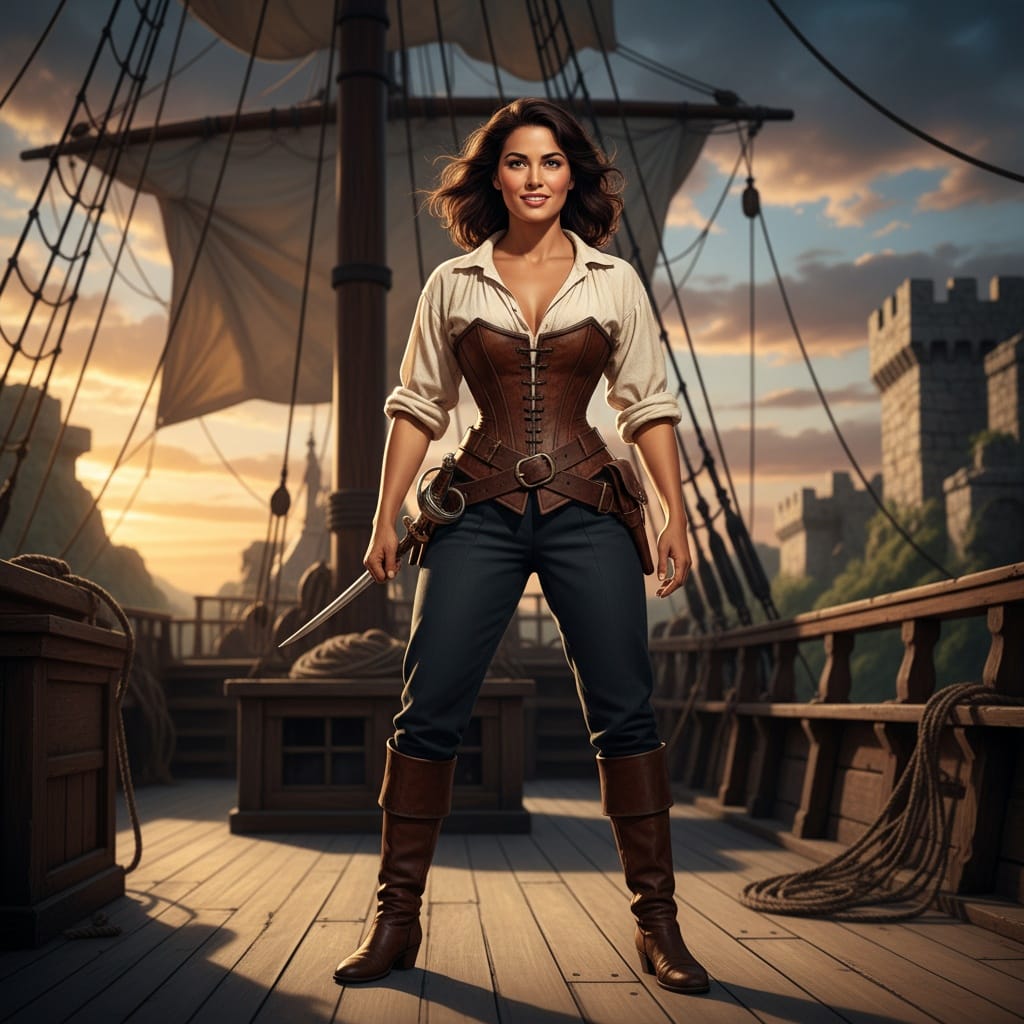 athletic middle_eastern woman swashbuckling adventure 59290790