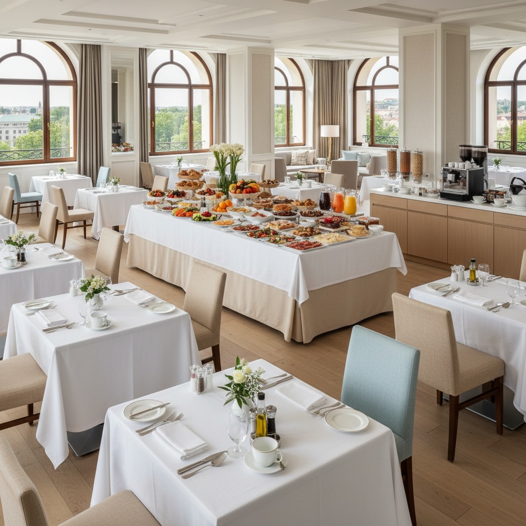 breakfast dining area setup 35526213