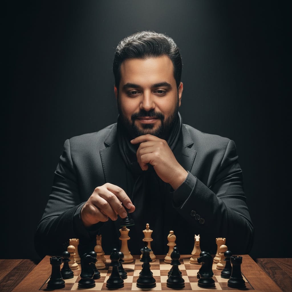 curve middle_eastern man chess mastermind strategist 78338543