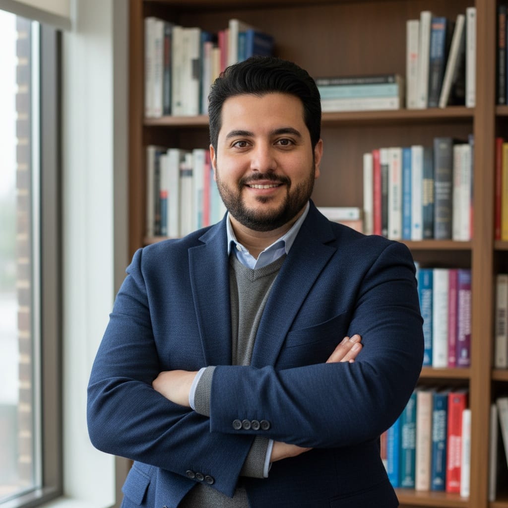 curve middle_eastern man library bookshelf background 69799054