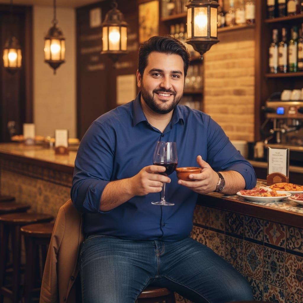 curve middle_eastern man tapas bar cultural experience 37180545