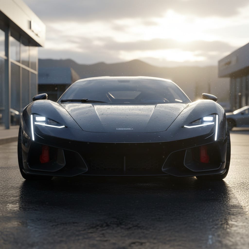 dramatic low angle front 18872269