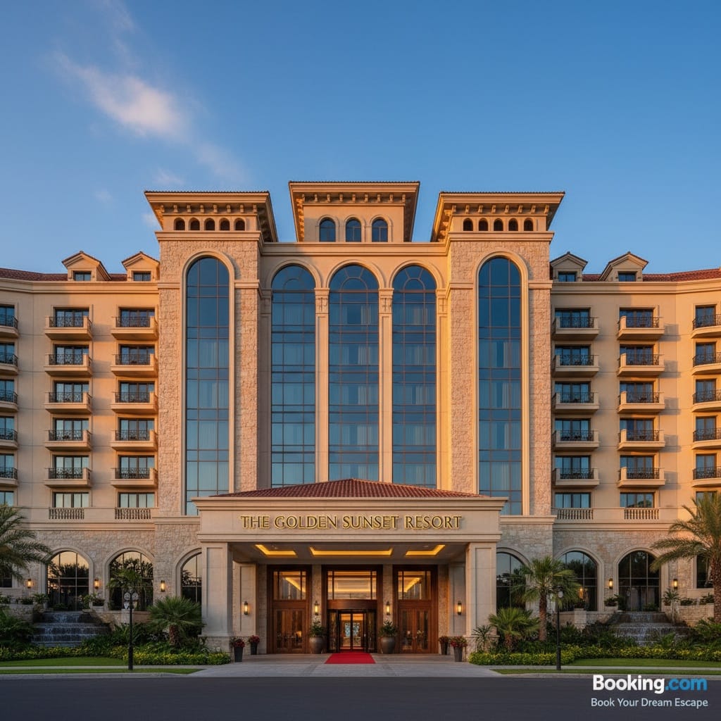 exterior building golden hour 44221830