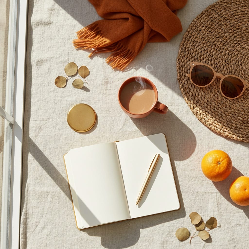 lifestyle flat lay styled 33577773