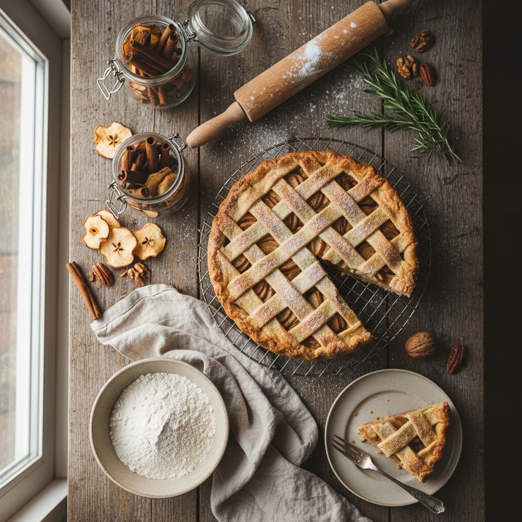 overhead flat lay decorated 78771602