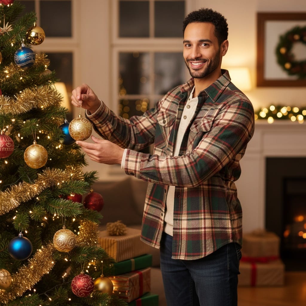 petite middle_eastern man casual ornament decorating 57502243