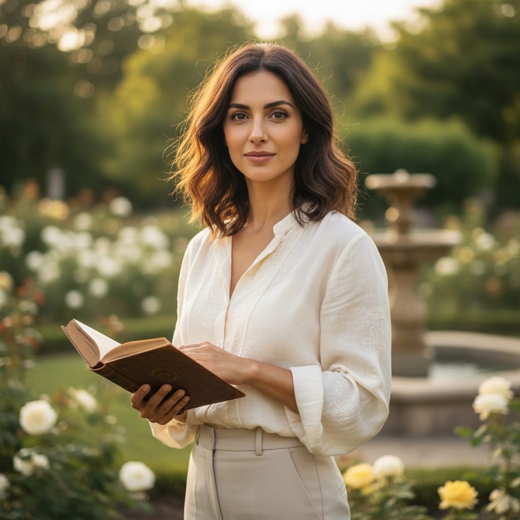 petite middle_eastern woman outdoor natural light portrait 13312321
